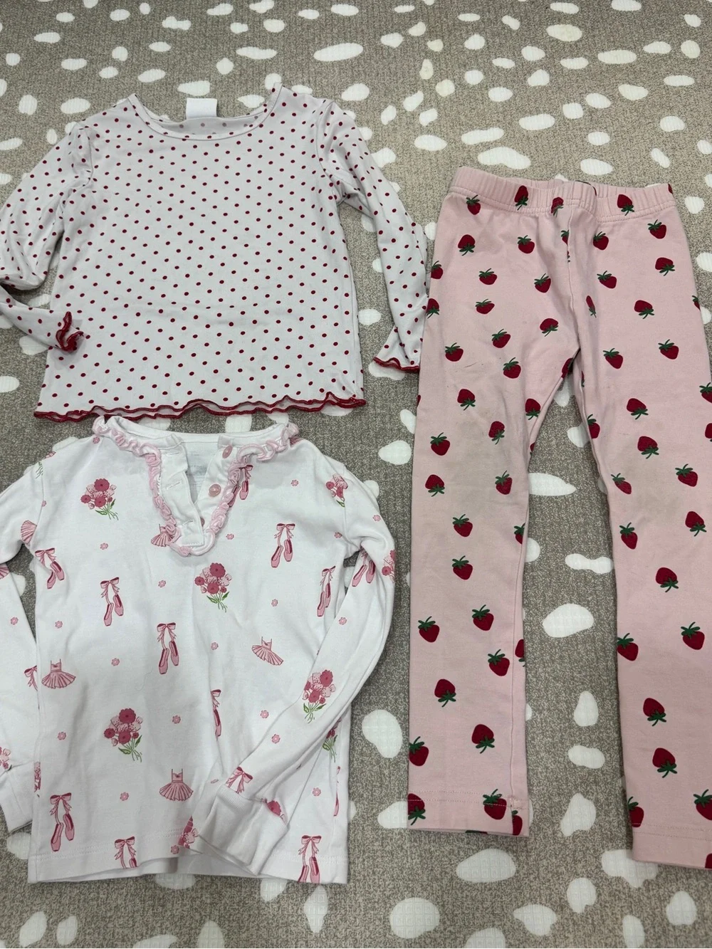 Lot of 19 Pima Pajamas set toddler girl tee pants nightgown santa pumpkins dress